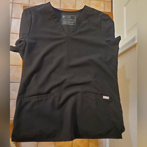 Figs Black Scrub Tops (2) Casma Catarina - Picture 1 of 4
